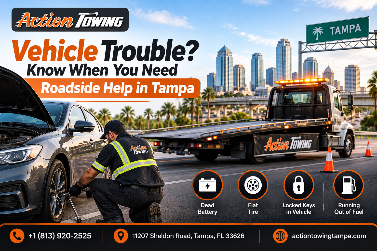 Vehicle Trouble? Know When You Need Roadside Help in Tampa